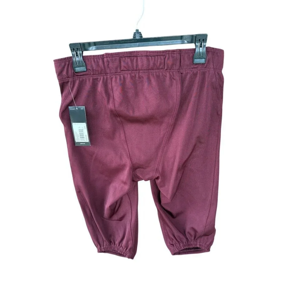 Adidas Maroon Football Padded Compression Pants Large